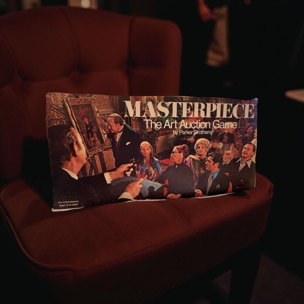 Vintage 1970 Paker Brothers Masterpeice The Art Auctiion Game Complete